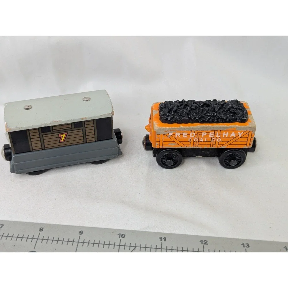 Thomas Train Railway‎ Wooden Toby Fred Pelhay Coal Lot READ
